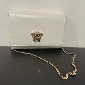 Versace White Medusa Head Cross Body